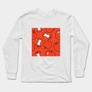 Apples with Polka Dots Long Sleeve T-Shirt